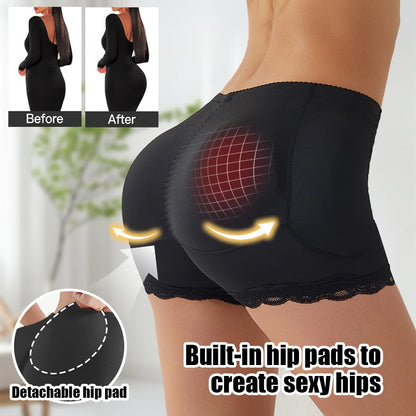 Women’s Body Shaper Panties – Padded Butt Lifter & Hip Enhancer Shapewear Briefs