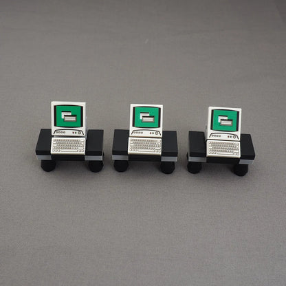 City Tech Building Blocks - Computer Control Center Model with Audio Radar & Keyboard