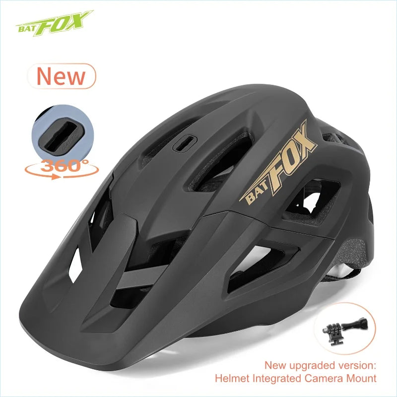BATFOX MTB Cycling Helmet – Ultralight Men’s Bicycle Helmet Casco for Mountain & Road Racing Speedframe Safety Gear