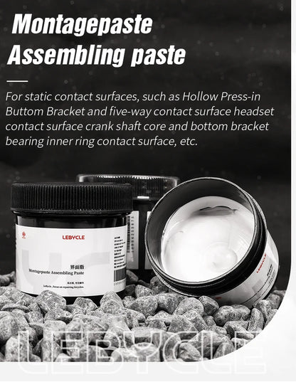 Lebycle Bicycle Interface Grease – Mountain & Road Bike Assembly Paste, Anti-Abnormal Noise Lubricant for Tower Base Hub Shaft