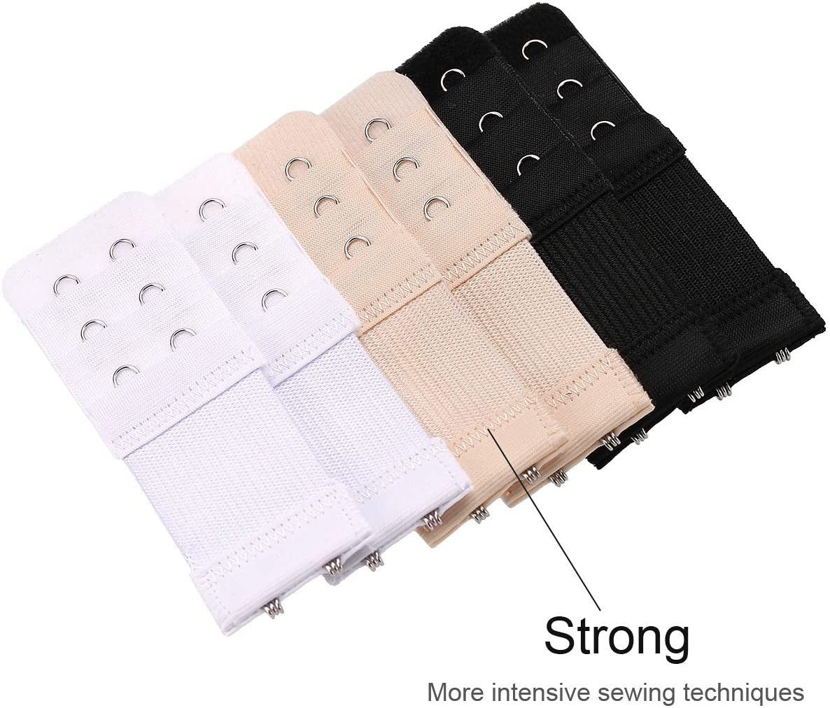 6PCS Women’s Bra Extender Strap Set – Adjustable Hook Extension for Bras, Underwear & Intimates Accessories