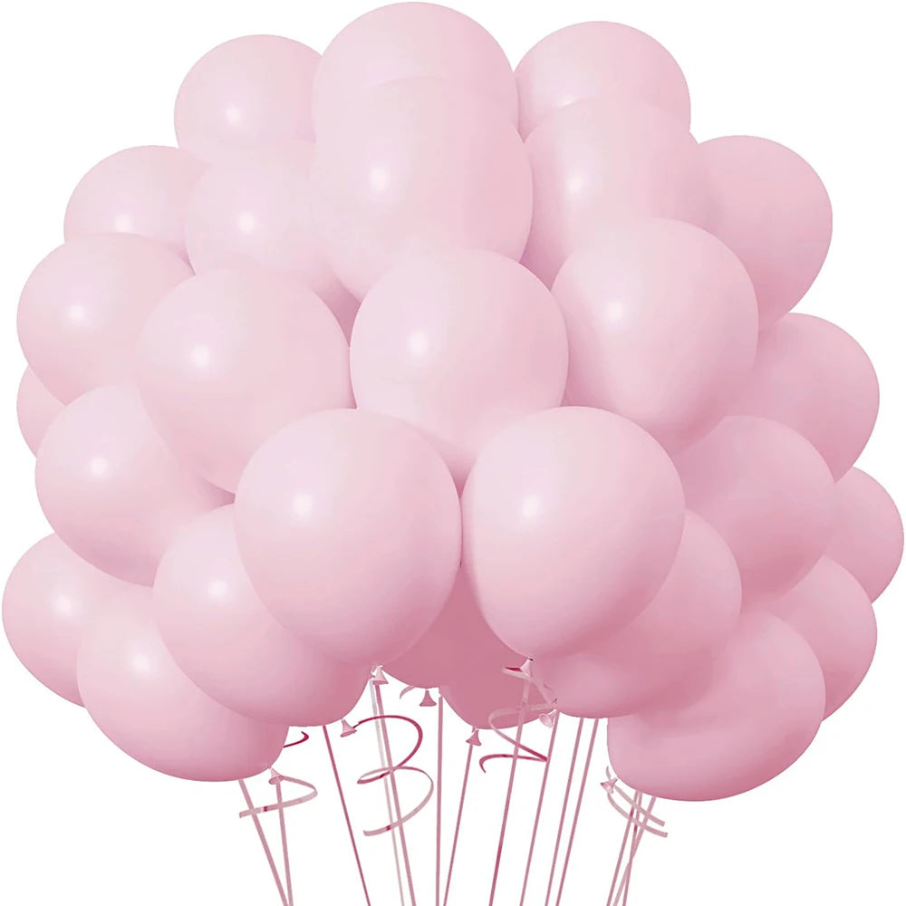 Baby Blue Latex Balloons Set (5–12 Inch, 10/20/30pcs) – Wedding, Baby Shower & Birthday Party Decorations in Mixed Colors
