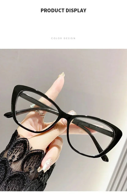Fashion Cat Eye Reading Glasses – Luxury Anti-Blue Light Eyewear for Women & Men with Presbyopia