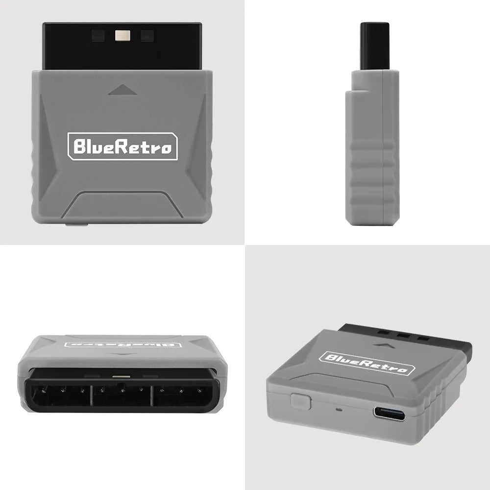 RetroScaler Mini BlueRetro Receiver Adapter – Wireless Controller Adapter for PS1, PS2, PS4, PS5, Xbox Series X, 8BitDo