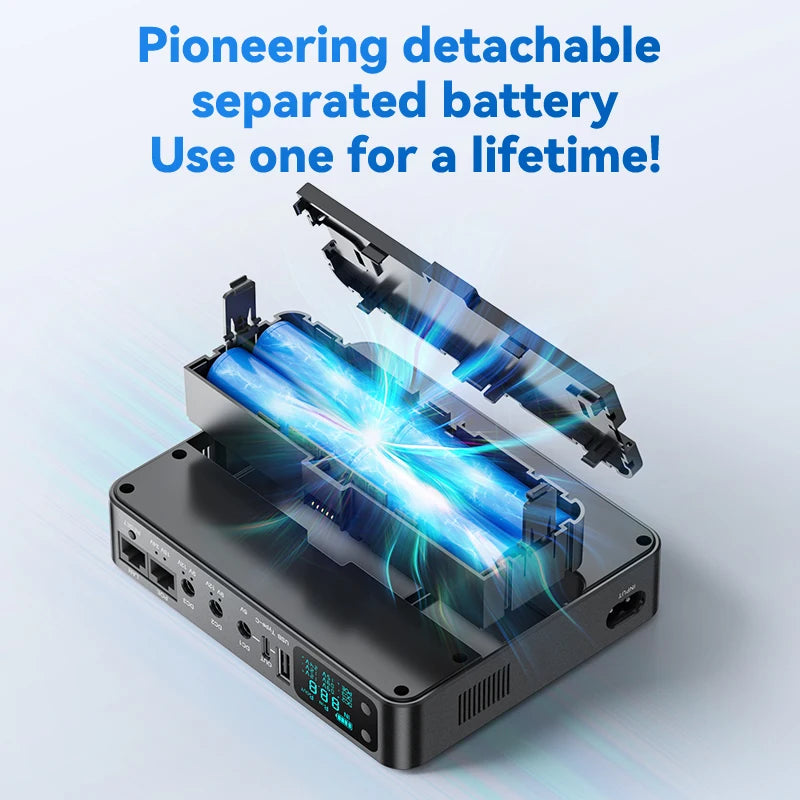 4×18650 DC UPS Backup Power Supply - 5V/9V/12V Router & Device Battery Backup