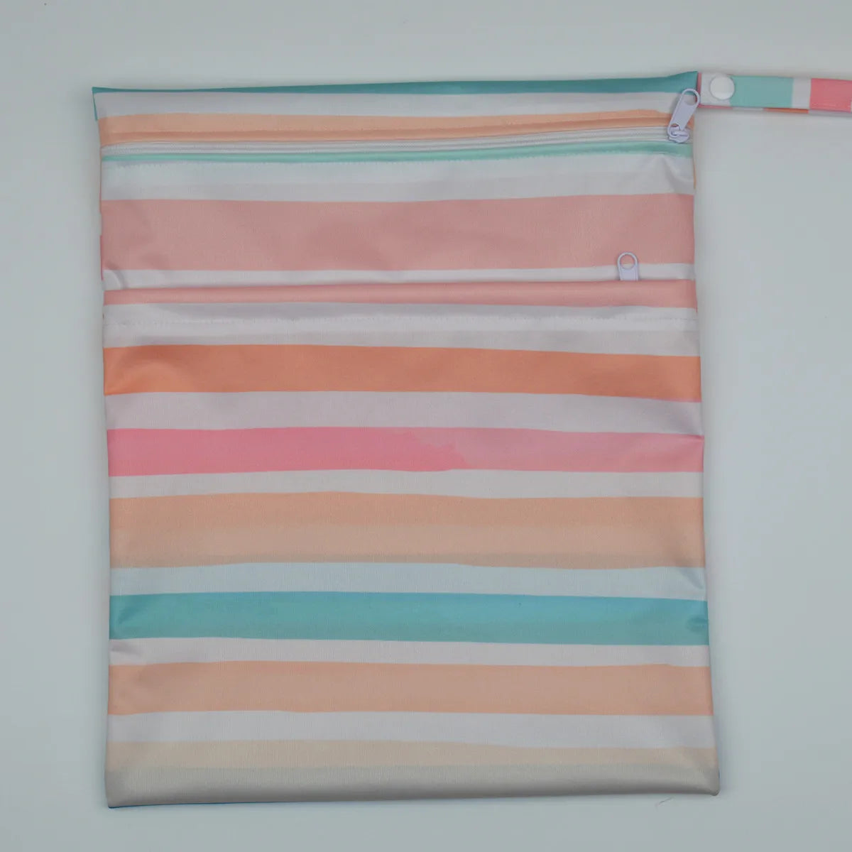 Sigzagor Wet & Dry Baby Diaper Bag – Waterproof Reusable Washable Nappy Bag with Double Zippers