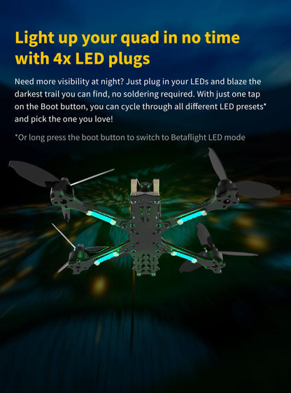SpeedyBee F7 V3 50A Stack — F722 Flight Controller + BL32 50A 4-in-1 ESC with Blackbox for FPV Drone