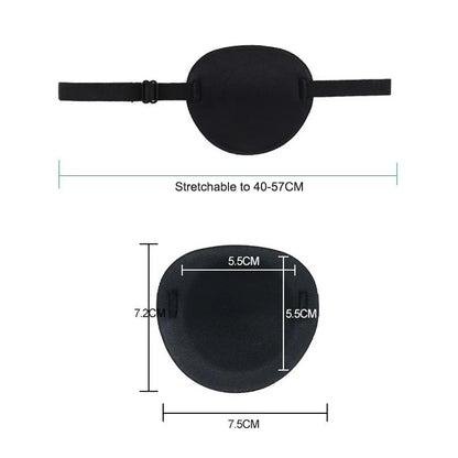 Adjustable Single Eye Patch – 3D Foam Breathable Eyeshade Medical Eye Mask for Strabismus & Amblyopia Training Therapy Use