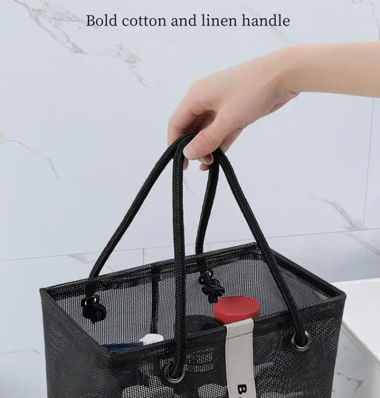 Large Capacity Cosmetic Bag - Portable Travel Wash Handbag, Transparent Shower Makeup Pouch, Unisex Toiletries Organizer