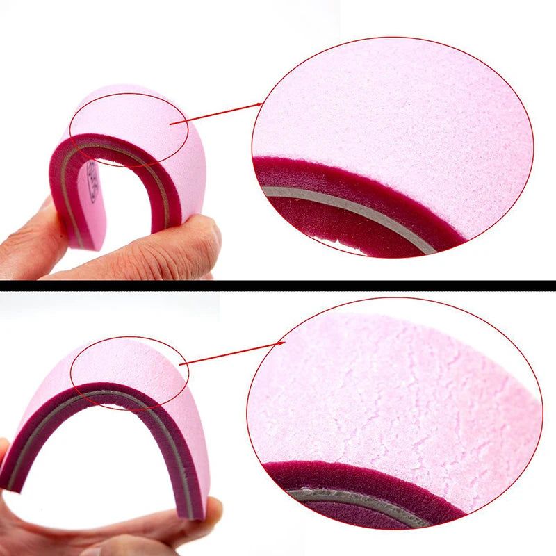 10PCS Double-Sided Nail File Blocks – Colorful Sponge Buffing, Sanding & Polishing Strips for Pedicure & Manicure Tools