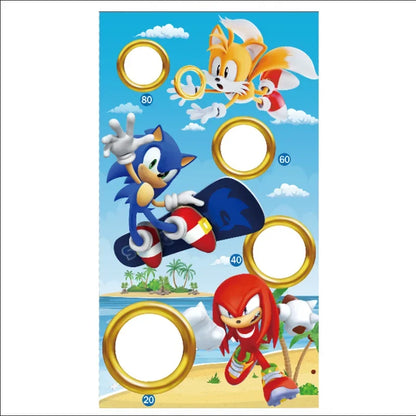 Sonic The Hedgehog Bean Bag Game – Kids Party Decoration & Birthday Gift