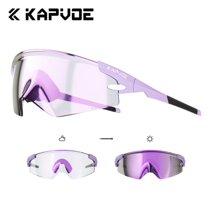 Kapvoe Cycling Sports Sunglasses – UV Protection Bike Glasses for Road & Mountain Riding (Men & Women, 2026 Model)