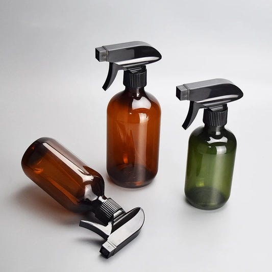 300/500ml High Pressure Plastic Spray Bottle — Refillable Water Mist Container for Hair Styling and Hairdressing