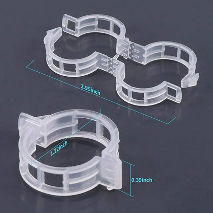 Reusable Plastic Plant Clips: Supports for Tomato Stem Grafting, Vine Fixing - Orchard and Garden Tools