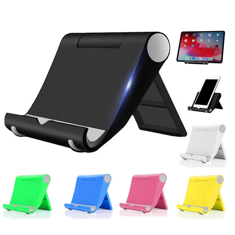Universal Mobile Phone & Tablet Stand Holder: Desktop Desk Stand for Communication Accessories - Support for Cell Phones and Tablets