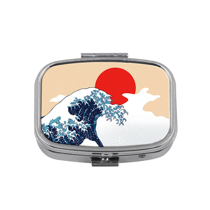 Dragon & Tiger Metal Medicine Box - Moisture-Resistant Portable Pill Storage Case with Movie-Inspired Design