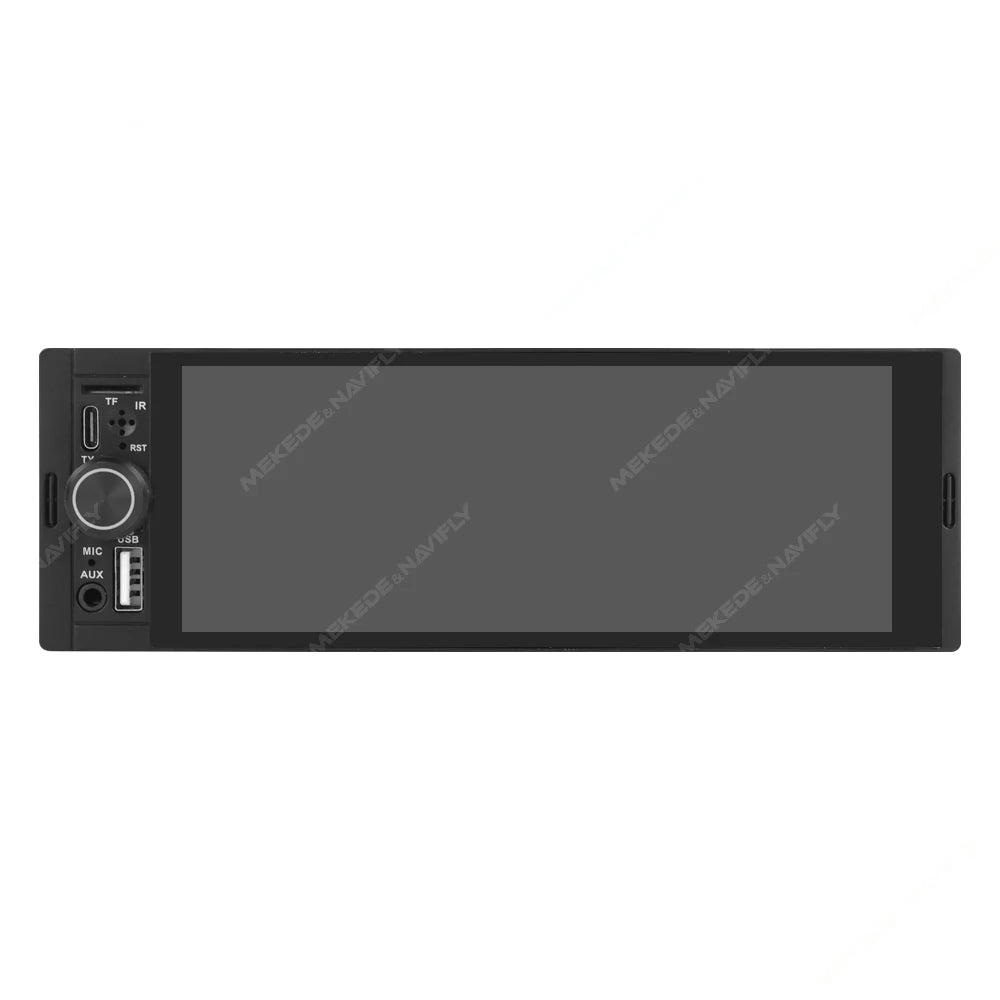 1DIN Universal 6.86" MP5 Car Radio – Wireless CarPlay Android Auto Multimedia Video Player with AUX, USB, SWC, Bluetooth & Touchscreen