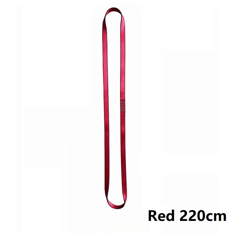22kN Rock Climbing Sling Belt – High Strength Polyester Protective Belt for Professional Outdoor Equipment