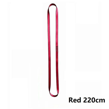 22kN Rock Climbing Sling Belt – High Strength Polyester Protective Belt for Professional Outdoor Equipment