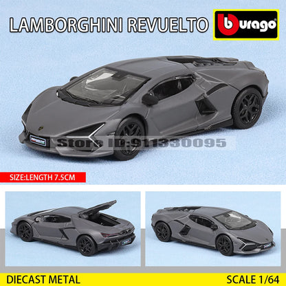 Bburago 1:64 Car Model Collection — Golf GT 2017, Mustang Shelby GT500, Ferrari, Benz & Volkswagen, Kids Xmas Gift Toys for Boys