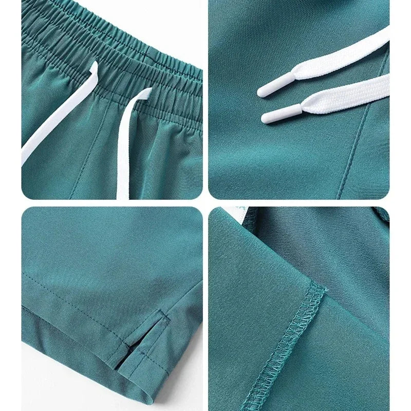 Men’s Gym & Casual Sports Shorts – Lightweight Sweatpants with Pockets for Running, Jogging, Beach & Swimwear