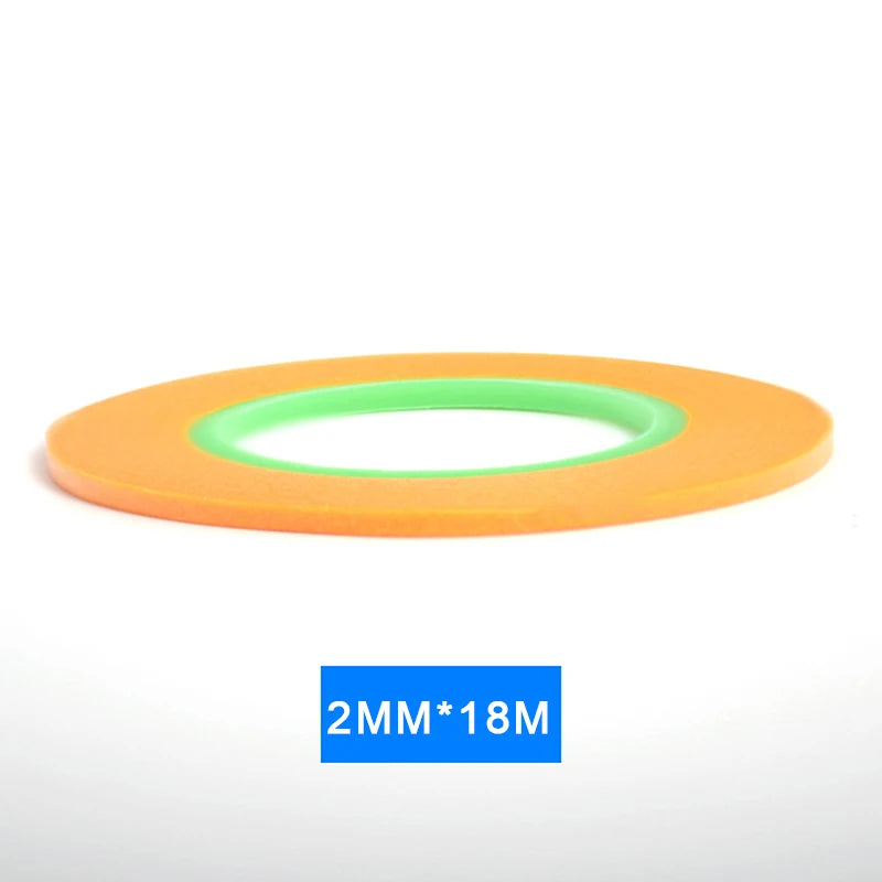 Model Spraying Ultra Fine DIY Masking Tape 1mm/2mm/3mm Wide - 18m Special Coating Covering Tape