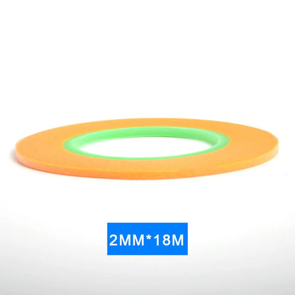 Model Spraying Ultra Fine DIY Masking Tape 1mm/2mm/3mm Wide - 18m Special Coating Covering Tape