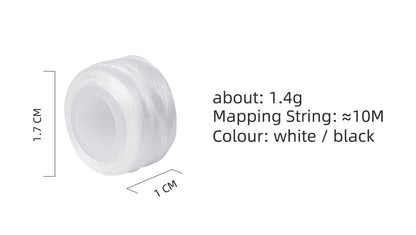 10m Pre-Inked Mapping String for Eyebrows – Microblading & PMU Marker Thread in Box for Tattoo Brow Mapping