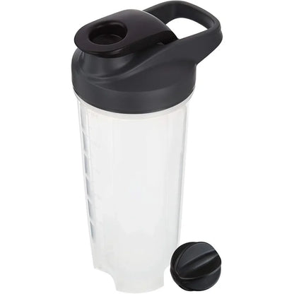 28oz Protein Shaker Bottle with Whisk Ball – Leakproof Travel Blender Cup with Handle for Fitness, Gym & Protein Smoothies