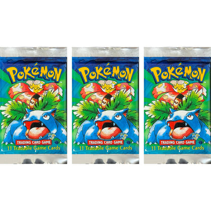 Pokémon Booster Packs Base Fossil Jungle - 11 Cards Per Pack & 36 Pack Booster Box Proxy Game Cards Collection