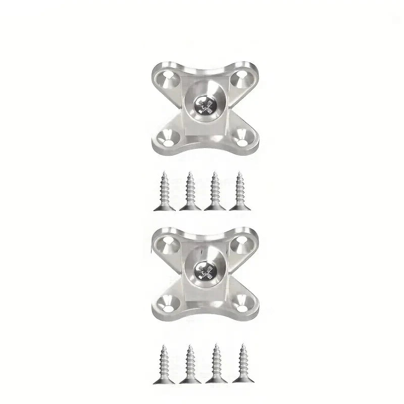 Zinc Alloy Butterfly Corner Brackets - Removable Plank Connectors with Screws