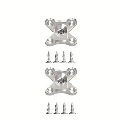 Zinc Alloy Butterfly Corner Brackets - Removable Plank Connectors with Screws