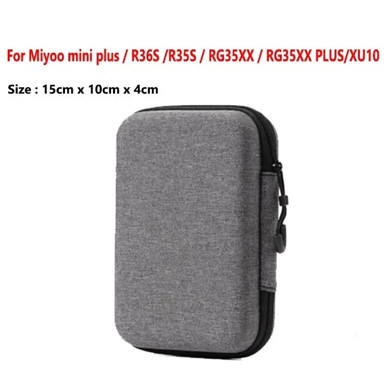 Protective Storage Case for Miyoo Mini Plus, R36S, R35S & Anbernic RG35XX/XU10 – Portable Game Console Carry Bag