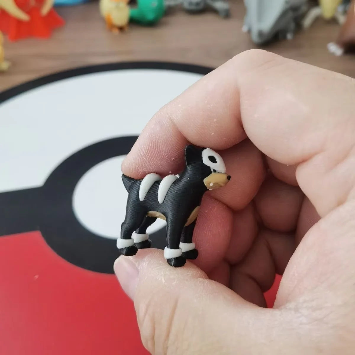 Pokemon Collectible Figures - 1:20 DIY 3D Printed Kawaii Cartoon Character Models & Kids Christmas Gift Toys