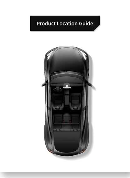 Hidden Storage Box Organizer – Under Screen Tray for Tesla Model Y 2024 & Model 3 2021-2022