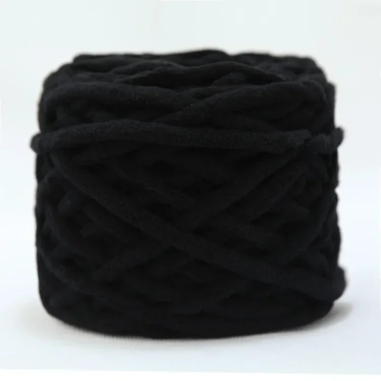 100g Chenille Knitting Yarn – Soft Thick Cotton Ice Strip Wool for DIY Hand Knitting Scarves & Crafts