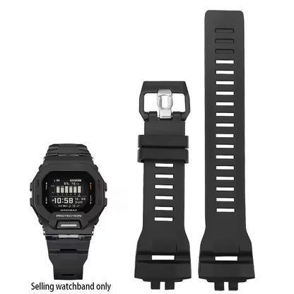 Soft Silicone Replacement Band for Casio G-SHOCK GBD-200 - Waterproof Sports Strap for GBD-200-1A & GBD-200RD-4