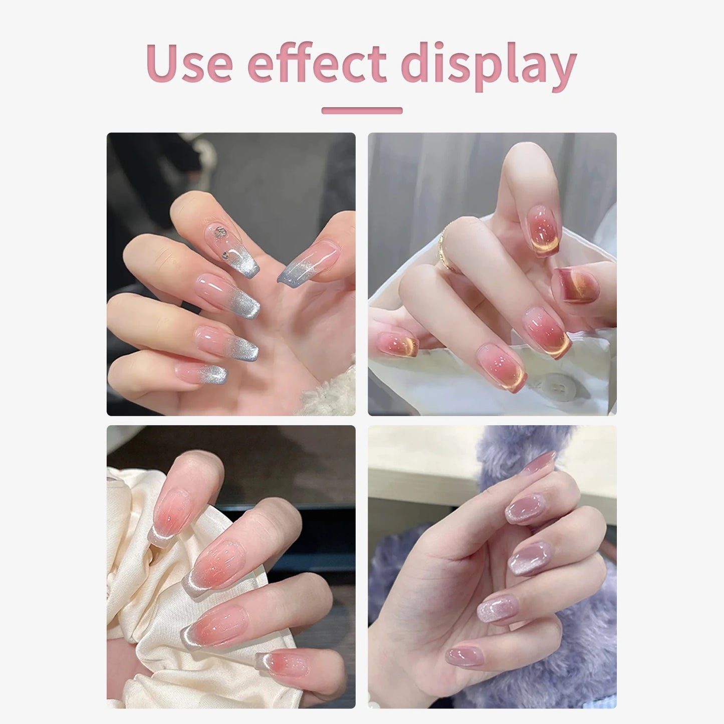 Cat Eye Nail Magnet Stick Set – Multi-Function Magnetic Tools for Cat Eye Gel Polish Nail Art