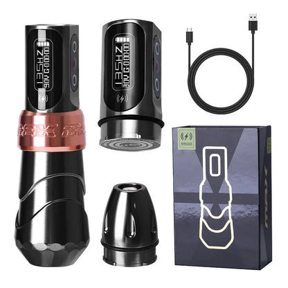 YILONG MAX Tattoo Machine Cartridge Pen – 2400mAh Coreless Motor Lithium Battery Pen Kit for Tattoo Artists