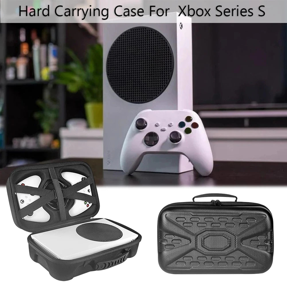 Hard Case Bag for Xbox Series S – Travel Storage Organizer for Console, Gamepad & Accessories