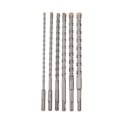 260mm Masonry Drill Bit SDS Plus Shank - Tungsten Carbide Cross-Tip for Electric Hammer (6mm, 8mm, 10mm, 12mm, 14mm, 16mm)
