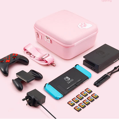 Large Hard Travel Carrying Case for Nintendo Switch OLED - Console, Controllers & Game Accessories Storage Bag