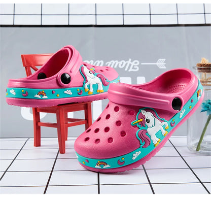 Cute Animal Baby Slippers – Summer Cartoon Sandals for Toddler Boys & Girls, Kids Beach Slides