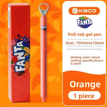 KACO Lingyue Pull-Tab Gel Pens - Multi-Color Quick-Dry Smooth Writing Stationery Collection