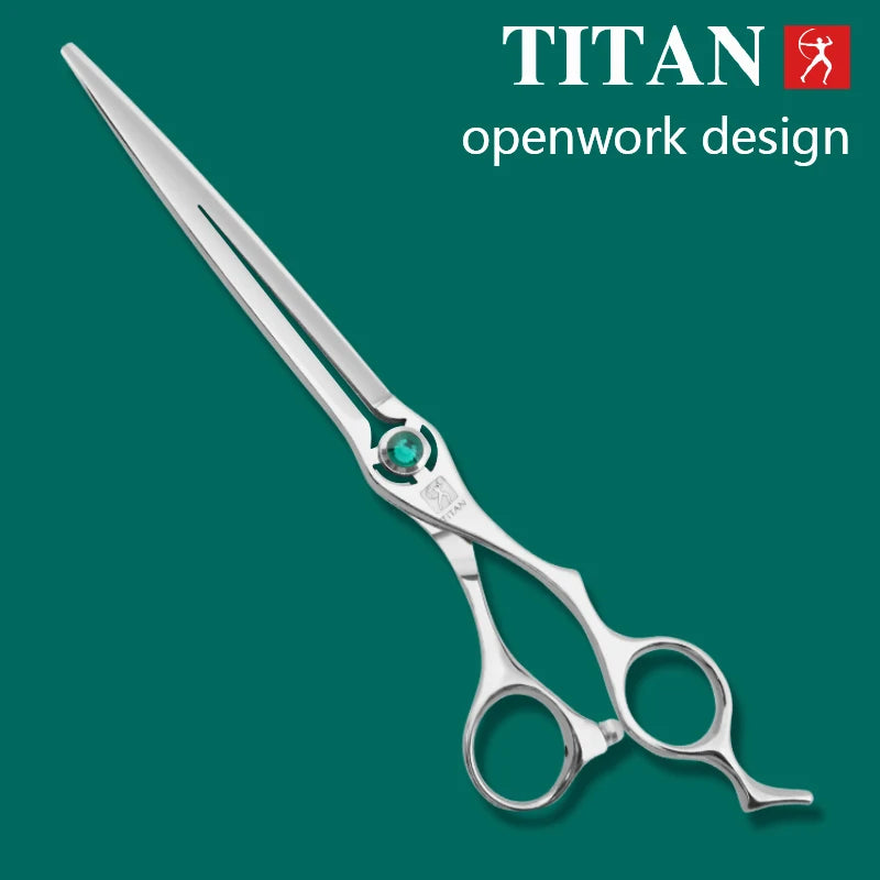 TITAN 7.0 & 7.5 Inch Professional Pet Grooming Scissors - Dog Grooming Tools for Precision Cuts