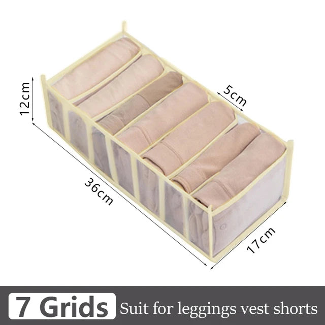 Jeans & Clothing Storage Box – Closet Organizer Drawer System for Pants, Cabinet, and Clothing Organization