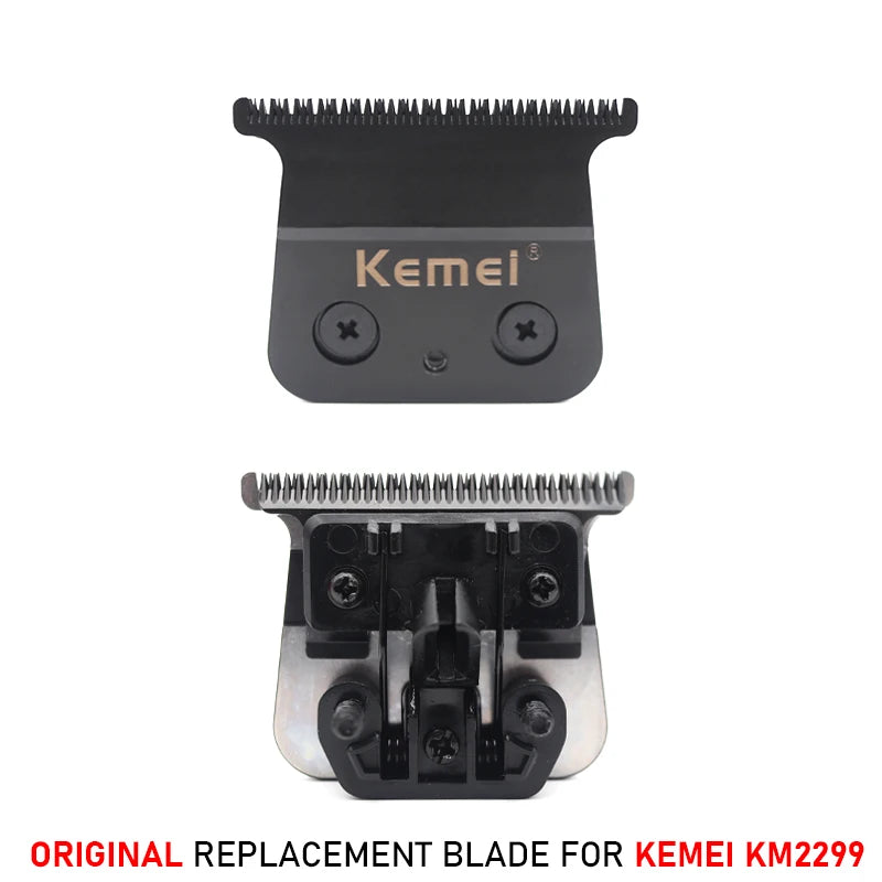 Original Replacement Blade for Kemei KM-2299 Clipper - Professional Hair Trimmer Cutting Knife Head, Parts & Accessories