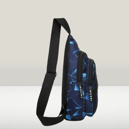 Men's Multifunctional Chest Bag - Simple and Versatile Design