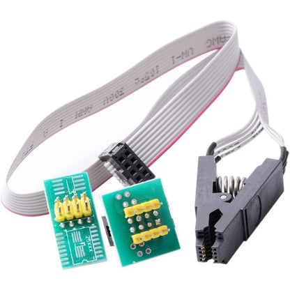 SOIC8/SOP8 IC Test Clip Adapter - Flash Chip Programming Socket with Cable & Adapter Board