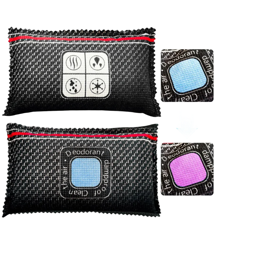 Car Dehumidifier Bag - Reusable Silica Gel Desiccant, Moisture Absorber, Multifunctional for Wardrobe, Shoe Cabinet